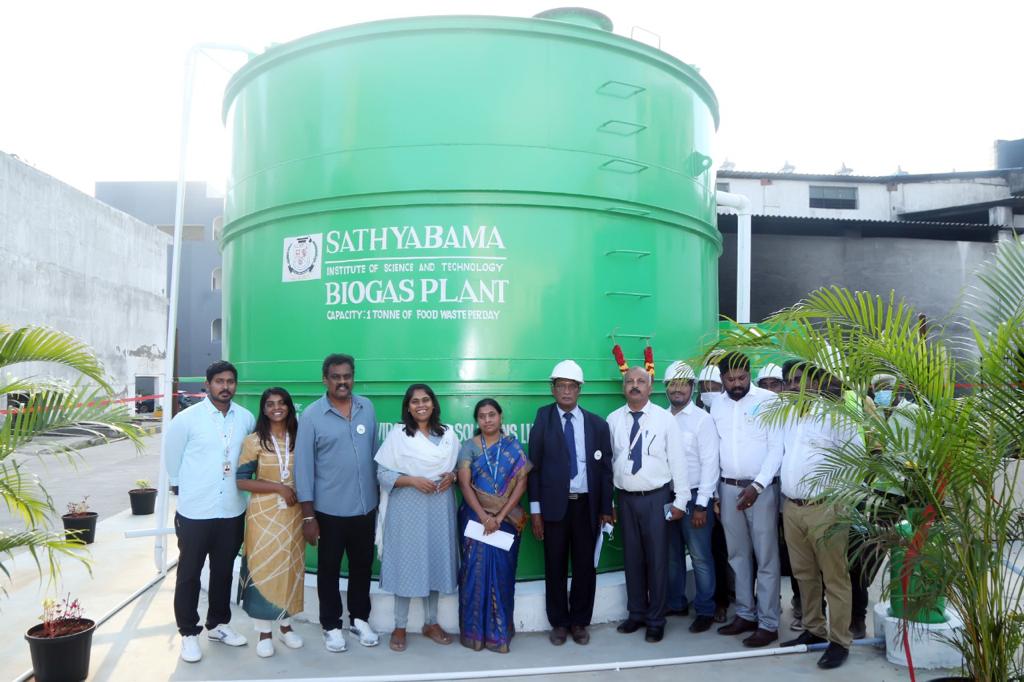 BIO GAS PLANT INAUGRATION | Sathyabama Institute Of Science And ...